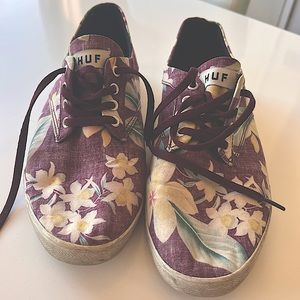 ~ HUF men’s size 8 floral shoes ~
